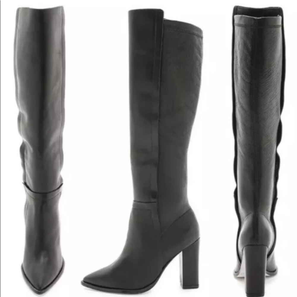 Loeffler Randall "Minetta" Black Tall Boots